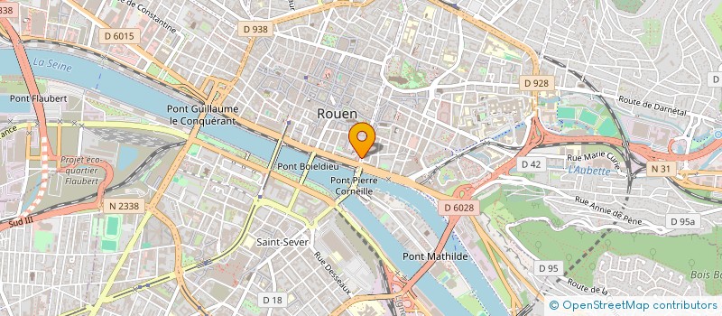 localisation de l'entreprise OUVERTURES PLUS à ROUEN