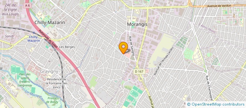 localisation de l'entreprise OUVERTURES PRO  MORANGIS