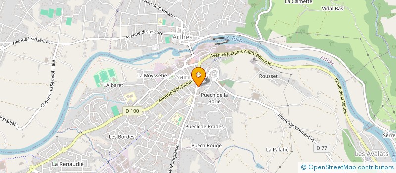 localisation de l'entreprise OUVERTURES SYSTEM' à SAINT-JUERY