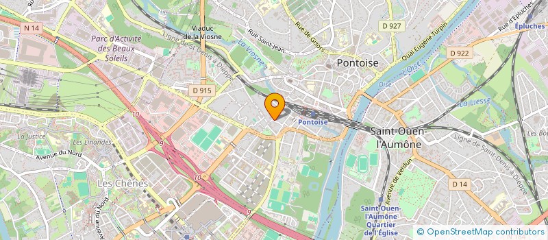 localisation de l'entreprise OUVRAGE&SOLUTION à PONTOISE