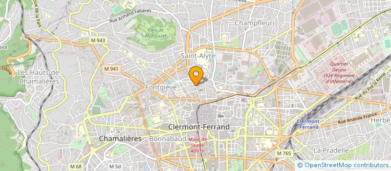 localisation de l'entreprise OUVRAGES  CLERMONT-FERRAND