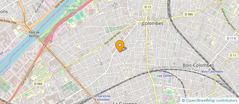 localisation de l'entreprise OUVRAGES CONSEIL  COLOMBES