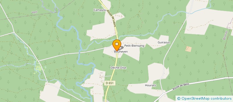 localisation de l'entreprise OUVRAGES METALLIQUES D'AQUITAINE  ROQUEFORT