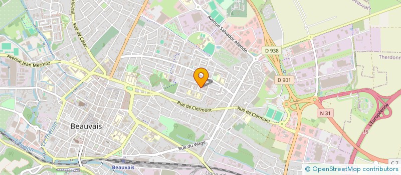 localisation de l'entreprise OUVRAGES METALLIQUES REALISATION  BEAUVAIS