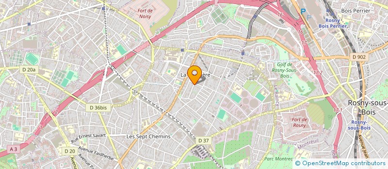 localisation de l'entreprise OUVRAGES SERVICES TECHNIQUE à MONTREUIL