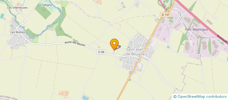localisation de l'entreprise OUVRARD  SAINT-JEAN-DE-BEUGNE