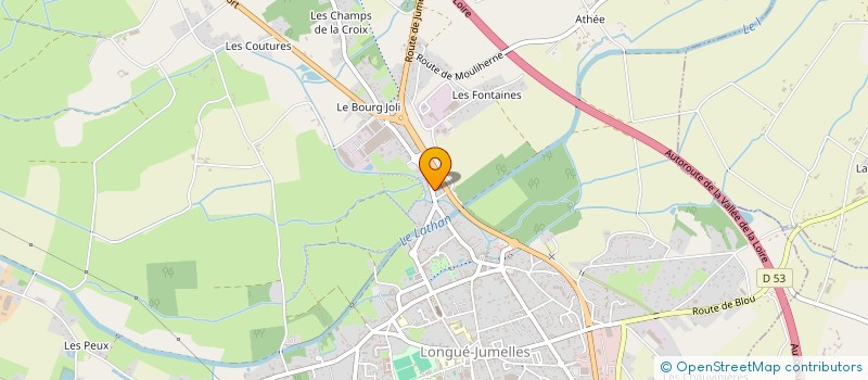 localisation de l'entreprise OUVRARD CARRELAGE  LONGUE-JUMELLES