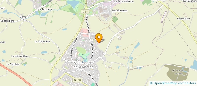 localisation de l'entreprise OUVRARD-COLINEAU à SEVREMOINE