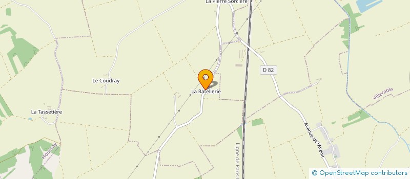 localisation de l'entreprise OUVRARD ENERGIE  VILLIERSFAUX