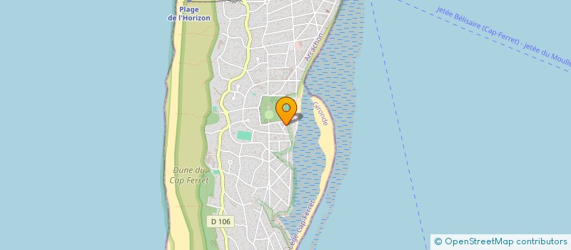 localisation de l'entreprise OUVRARD ET COMPAGNIE  LEGE-CAP-FERRET