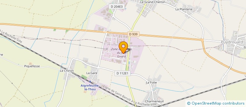 localisation de l'entreprise OUVRARD GASTRONOMIE  ROCHEFORT