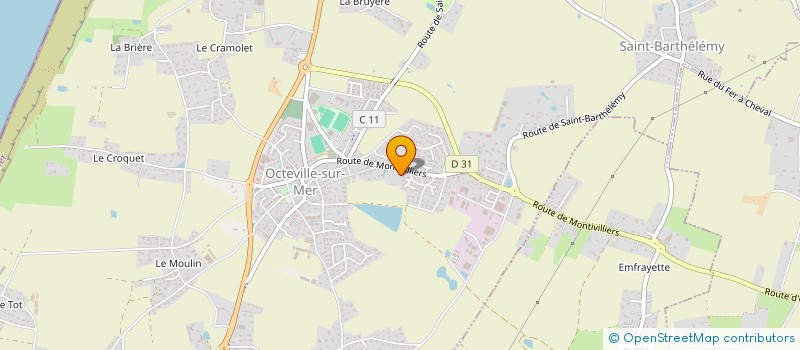 localisation de l'entreprise OUVRE PORTE AUTOMATIQUE à OCTEVILLE-SUR-MER