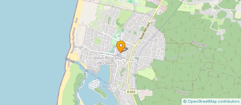 localisation de l'entreprise OUVRE TON BOCAL  VIEUX-BOUCAU-LES-BAINS