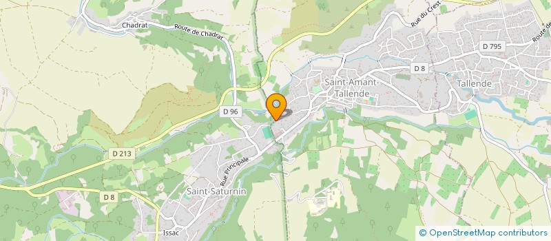 localisation de l'entreprise OUVRETAFERME  SAINT-AMANT-TALLENDE