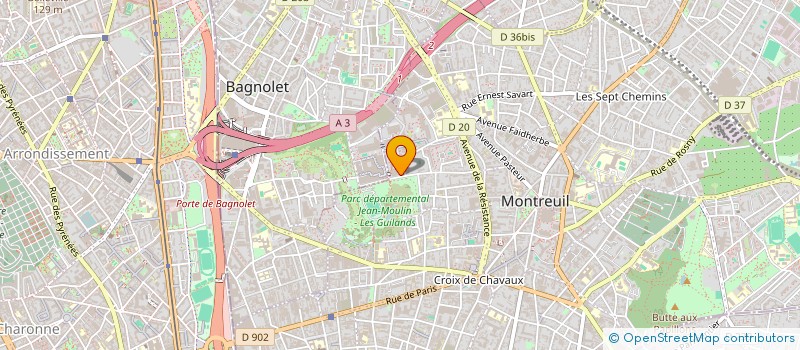 localisation de l'entreprise OUVRONS L'OEIL! à MONTREUIL