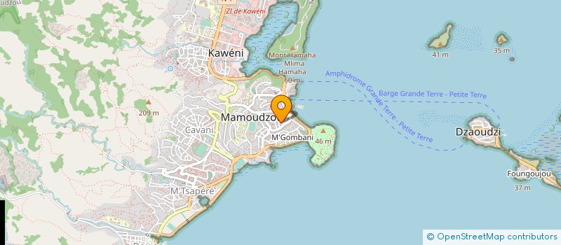 localisation de l'entreprise OUWASSI SARL à MAMOUDZOU