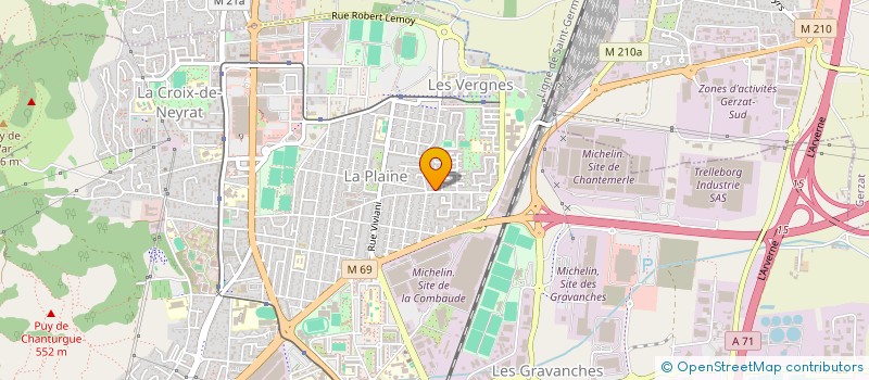 localisation de l'entreprise OUWAYS  CLERMONT-FERRAND