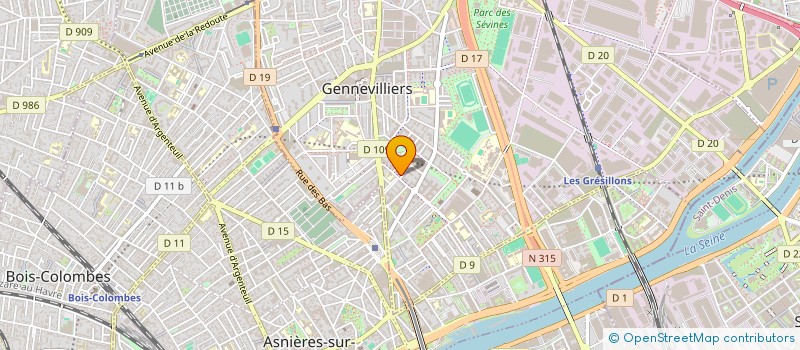 localisation de l'entreprise OUYENA à GENNEVILLIERS