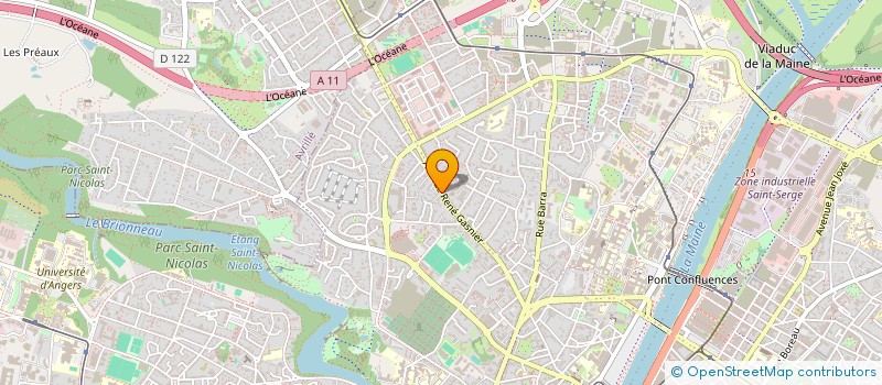 localisation de l'entreprise OUZAGOUR à ANGERS