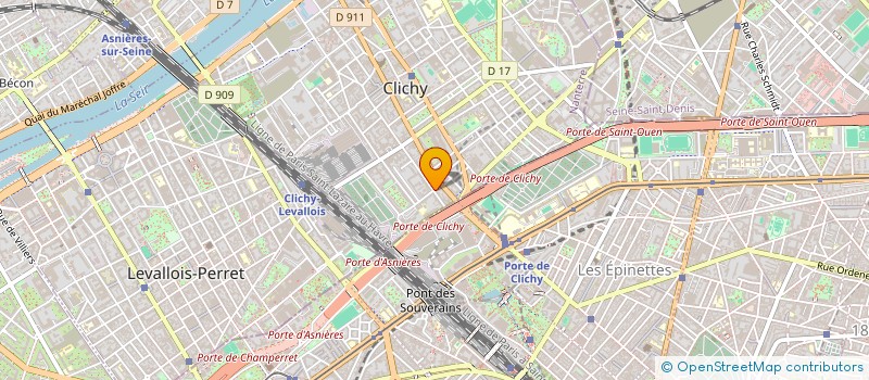 localisation de l'entreprise OUZAOUIT à CLICHY