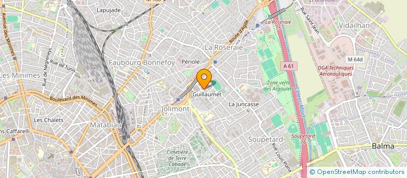 localisation de l'entreprise OUZNADJI à TOULOUSE