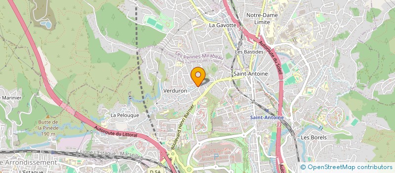 localisation de l'entreprise OUZON à MARSEILLE