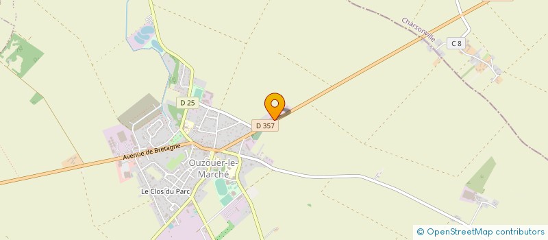 localisation de l'entreprise OUZOUER TRANSPORT à BEAUCE LA ROMAINE