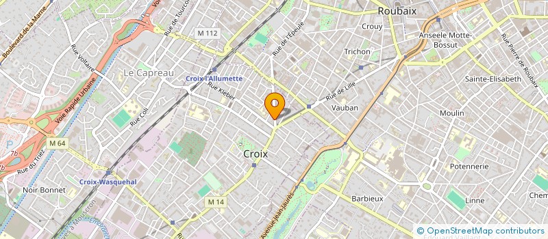 localisation de l'entreprise OV ASSISTANTE  CROIX