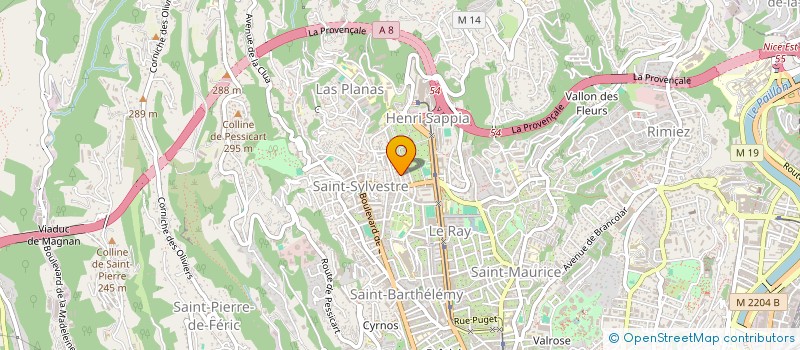 localisation de l'entreprise OV EXPERTISE COMPTABLE  NICE