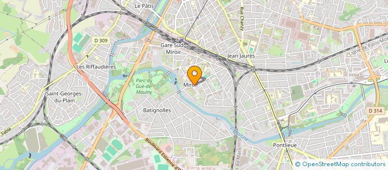 localisation de l'entreprise OV INFORMATIQUE  LE MANS