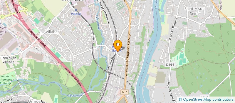 localisation de l'entreprise OV INVEST à CORBEIL-ESSONNES