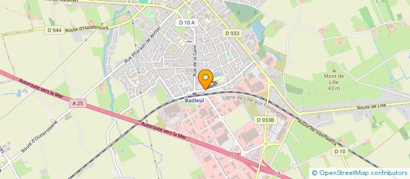 localisation de l'entreprise OV INVEST à BAILLEUL