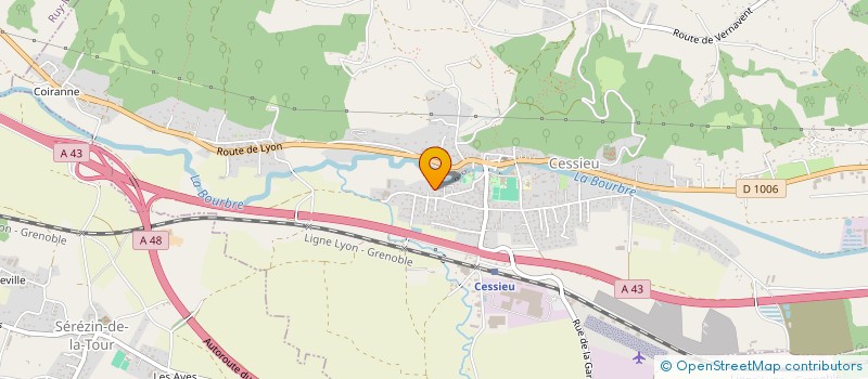 localisation de l'entreprise OV INVEST  CESSIEU