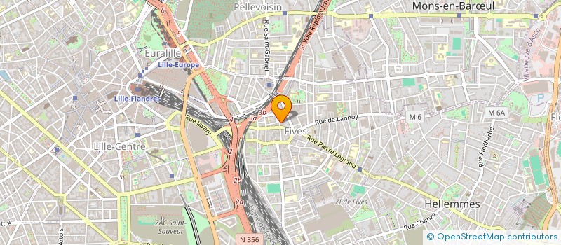 localisation de l'entreprise OV REIMS à LILLE