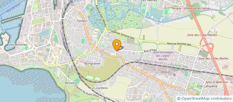 localisation de l'entreprise OVA à LA ROCHELLE
