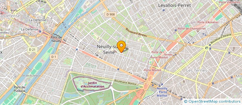localisation de l'entreprise OVA à NEUILLY-SUR-SEINE