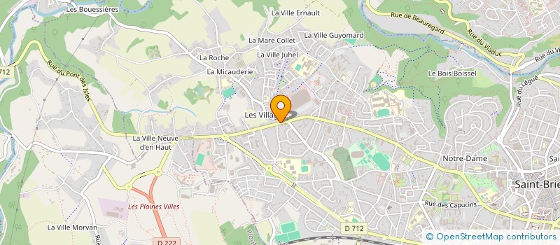 localisation de l'entreprise OVA à SAINT-BRIEUC