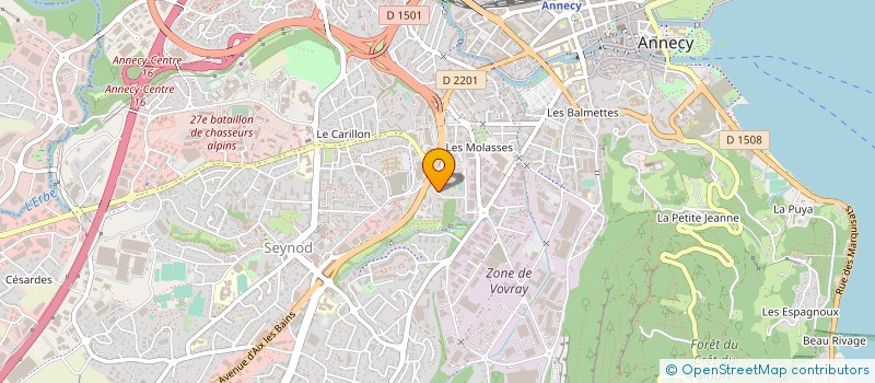 localisation de l'entreprise OVA FRANCE AUTISME à ANNECY