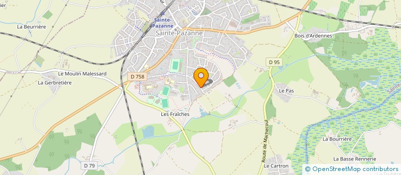 localisation de l'entreprise OVAB  SAINTE-PAZANNE