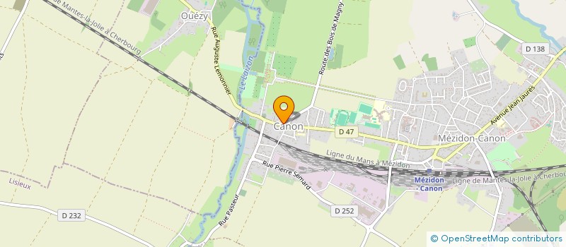 localisation de l'entreprise OVAC  MEZIDON VALLEE D'AUGE