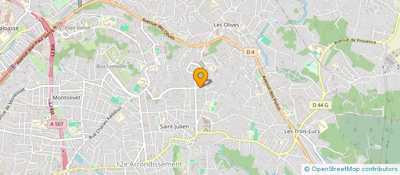 localisation de l'entreprise OVAL à MARSEILLE