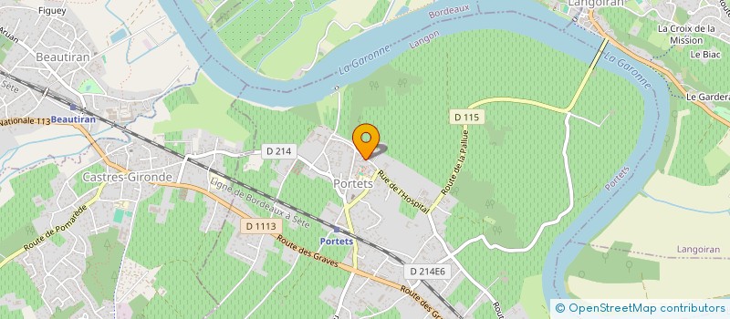 localisation de l'entreprise OVAL  PORTETS