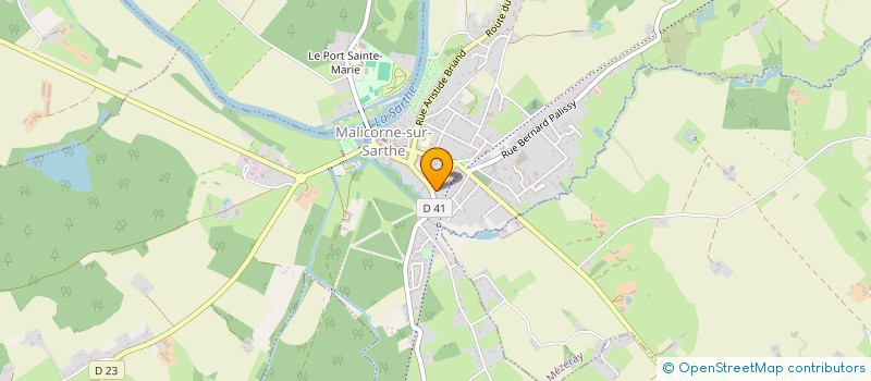 localisation de l'entreprise OVAL  MALICORNE-SUR-SARTHE