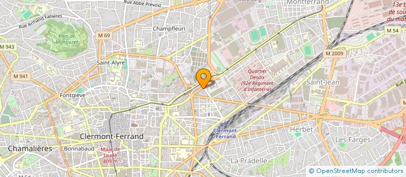 localisation de l'entreprise OVAL'COLLECTIVITES à CLERMONT-FERRAND