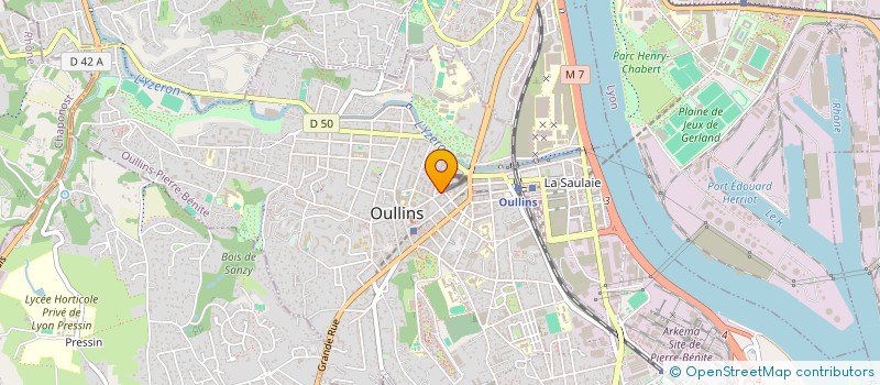 localisation de l'entreprise OVAL CONSORTIUM  OULLINS-PIERRE-BENITE