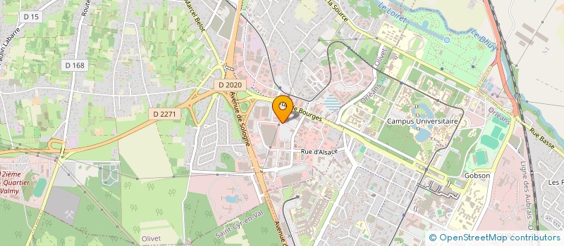 localisation de l'entreprise OVAL (ORLEANS VENTE ACHAT LOCATIONS) à OLIVET