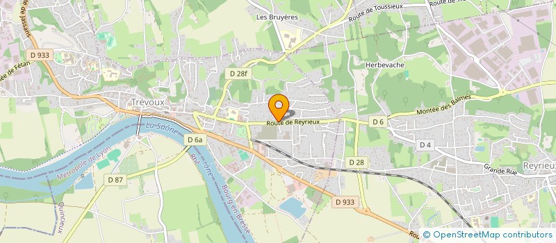 localisation de l'entreprise OVAL'SAONE  SAINTE-EUPHEMIE