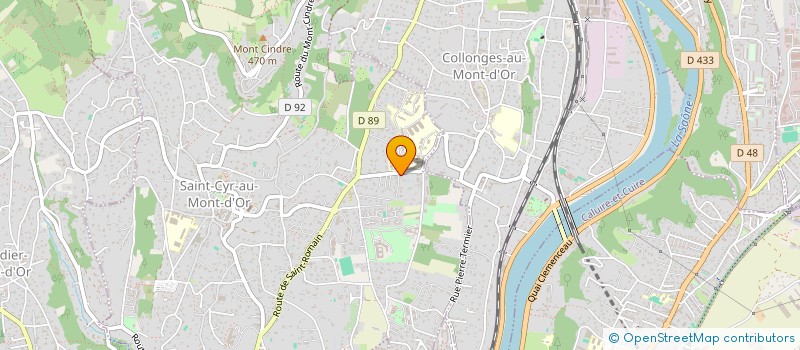 localisation de l'entreprise OVALD  SAINT-CYR-AU-MONT-D'OR