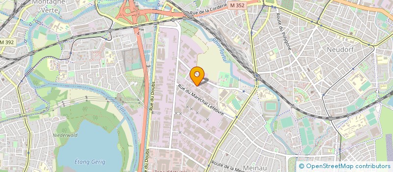 localisation de l'entreprise OVALE à STRASBOURG
