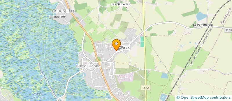 localisation de l'entreprise OVALE à L'ILE-D'OLONNE
